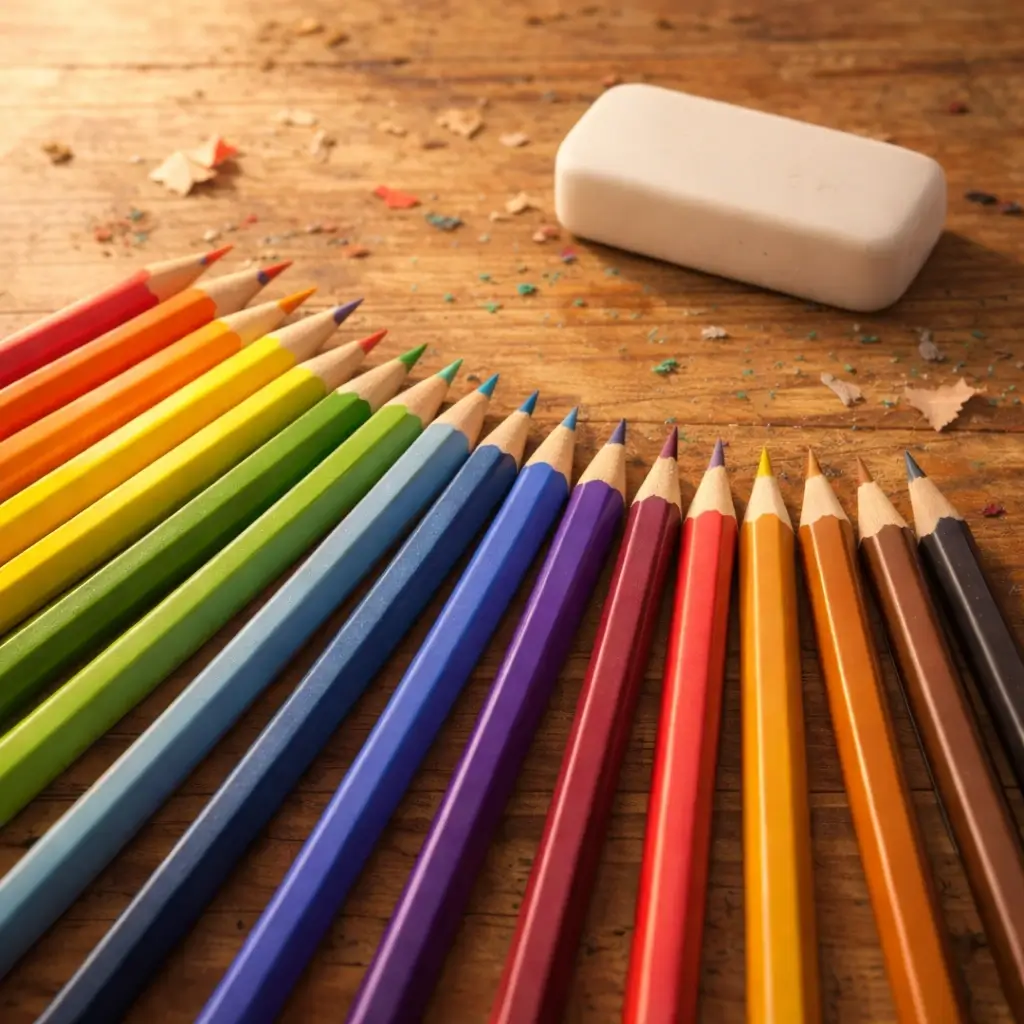 Selection of pencils in different grades